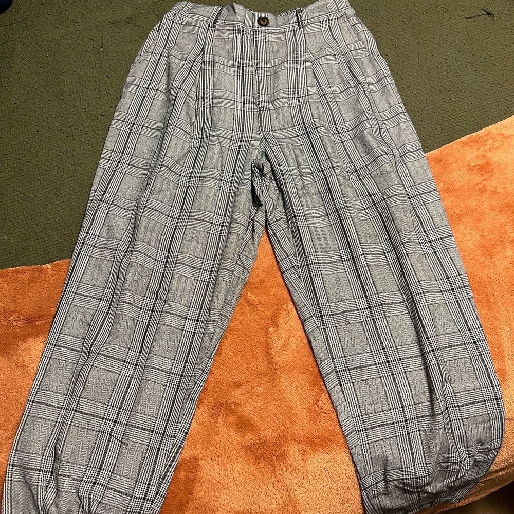 Plaid dress pants